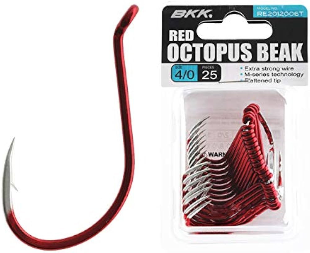 BKK RED OCTOPUS 50TEM BKK Octopus Beak Red 50 pcs - Image 1