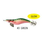 Kiku Squid Jig “Super Glitter” Cloth With Pink Belly #2.5 - Image 3